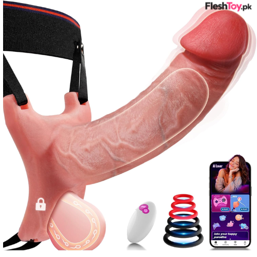 Penis Sleeve Vibrator Strap on Dildo