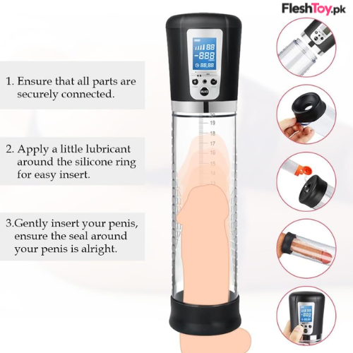 Penis Pump for Men – Vacuum Penis Enlarger Pump thumbnail 4