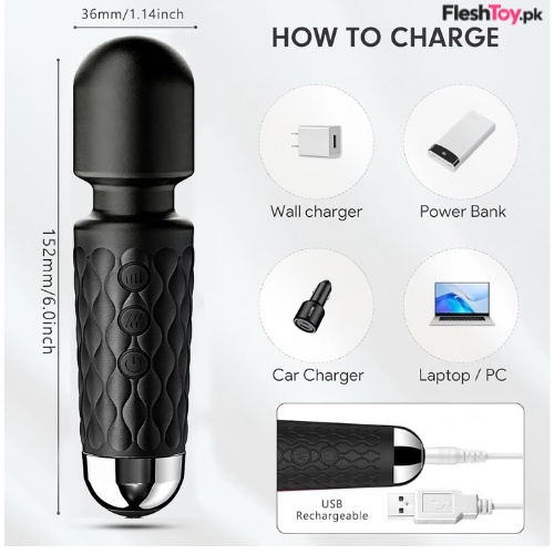 Mini Portable Cordless Massager thumbnail 2