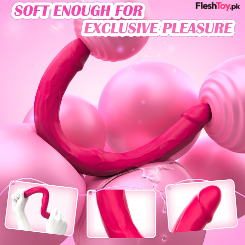 Double Dildo Vibrator Lesbian Sex Toys thumbnail 2
