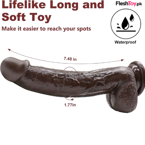 9.25 Inches Realistic Dildo Adult Sex Toy thumbnail 3